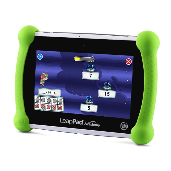 LeapFrog LeapPad Academy Learning Tablet - Green Plastic, Silicone with Accessories, Age Group 3-8 Years Old - Image 5
