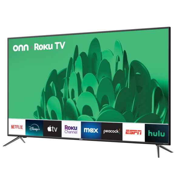 onn 55” Class 4K UHD (2160P) LED Roku Smart Television HDR (100012586) - Image 3