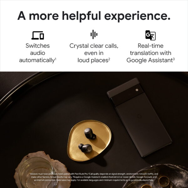 Google Pixel Buds Pro - Wireless Earbuds with Active Noise Cancellation - Bluetooth Earbuds - Lemongrass - Image 7
