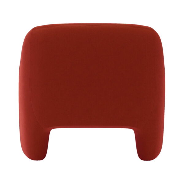 Better Homes & Gardens Emerson Curvy Accent Chair, Rustic Red Velvet - Image 5