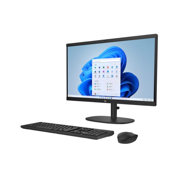 HP 21.45 inch All-in-One Desktop FHD Display Intel Pentium 8G/128SSD Windows 11 Home in S Mode Jet Black - Image 4