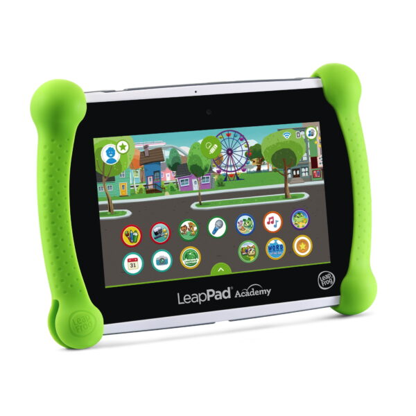 LeapFrog LeapPad Academy Learning Tablet - Green Plastic, Silicone with Accessories, Age Group 3-8 Years Old - Image 3