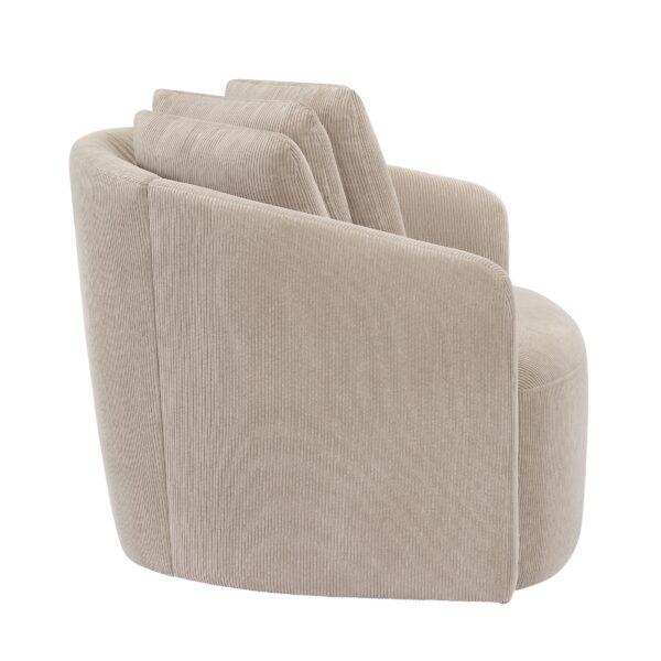 Beautiful Drew Accent Chair by Drew Barrymore, Fawn Cord - Image 6