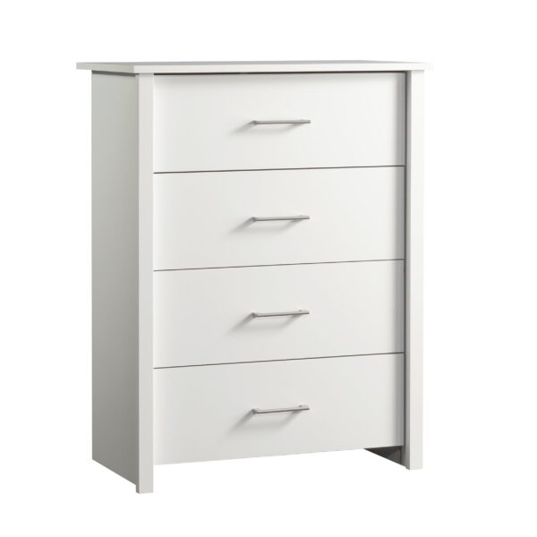 Mainstays Hillside 4-Drawer Dresser, White Finish - Image 2