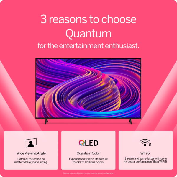 VIZIO 55" Class Quantum 4K QLED HDR Smart TV (NEW) M55Q6-L4 - Image 4