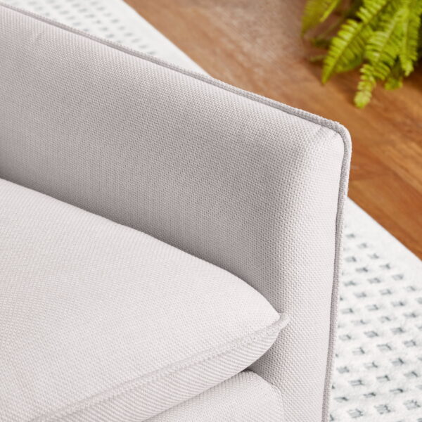 My Texas House Briar Swivel Accent Chair, Cream Linen - Image 6