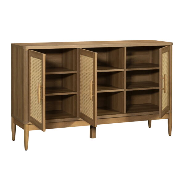 Better Homes & Gardens Springwood Caning Sideboard, Light Honey Finish - Image 6