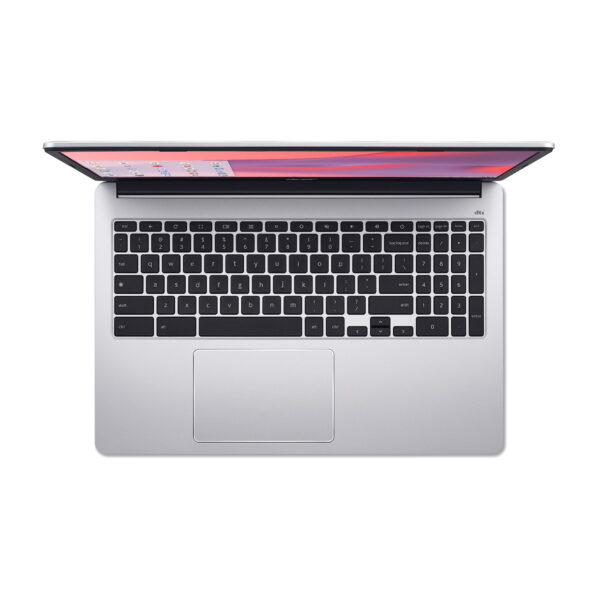 Acer Chromebook 315 15.6 inch Laptop Intel Processor N4500 4GB RAM 64GB eMMC Pure Silver, ChromeOS - Image 2