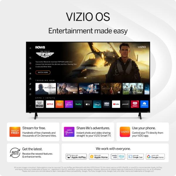 VIZIO 70” Class 4K UHD LED HDR Smart TV (V4K70M-08) - Image 5