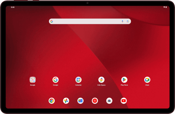 onn 12.1" Tablet Pro, 128GB, (2024 Model) - Red - Image 6