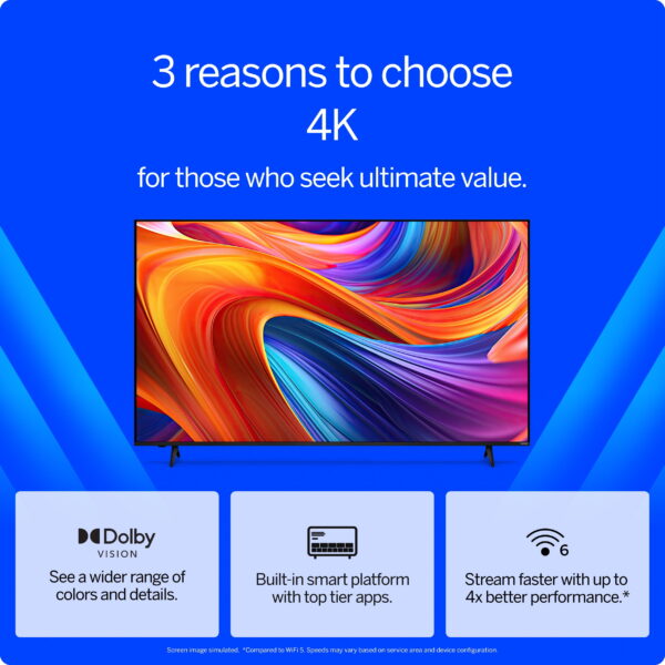 VIZIO 70” Class 4K UHD LED HDR Smart TV (V4K70M-08) - Image 4