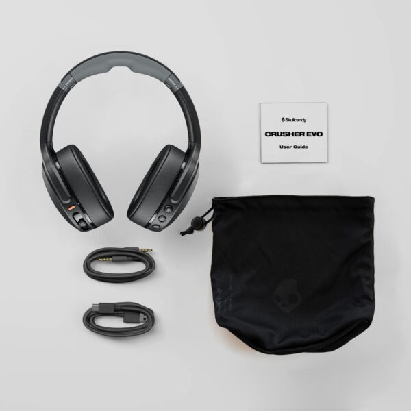Skullcandy Crusher Evo XT Wireless over-Ear Headphones, Black - Image 7
