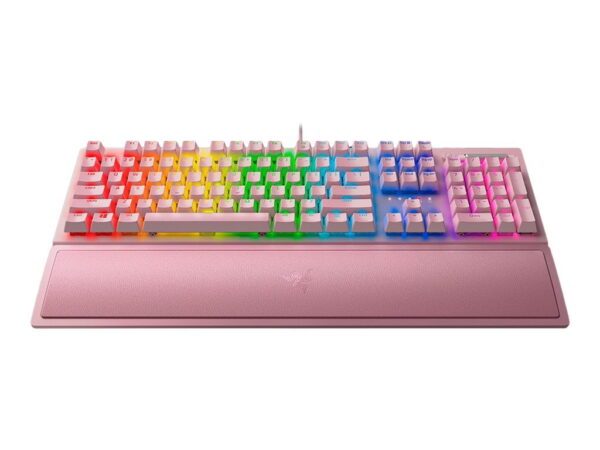 Razer Blackwidow V3 Wired Mechanical Green Clicky Tactile Gaming Keyboard for PC, Chroma RGB, Quartz - Image 4