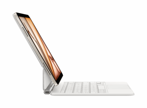 Apple Magic Keyboard: Keyboard and Case for iPad Air 11-inch (M2 and M3) and iPad Air (4th and 5th Generation), US English — White - Image 3
