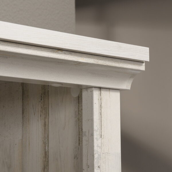 Sauder Select 5-Shelf Bookcase, White Plank Finish - Image 5
