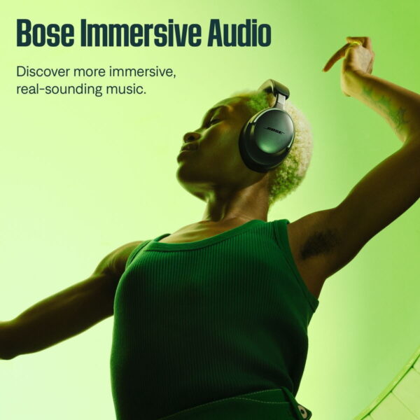 Bose QuietComfort Ultra Headphones, Bluetooth Over Ear Noise Cancelling Headphones, Black - Image 3