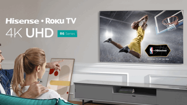 Hisense 75" Class 4K UHD LED LCD Roku Smart TV HDR R6 Series 75R6E4 - Image 2