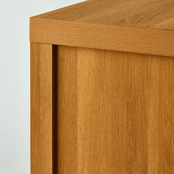 Better Homes & Gardens Ezra TV Stand for TV's up to 70", Light Honey finish - Image 7