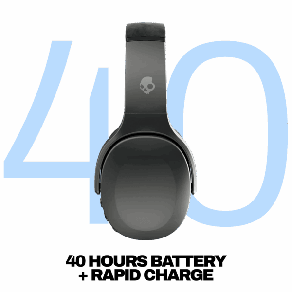 Skullcandy Crusher Evo XT Wireless over-Ear Headphones, Black - Image 4