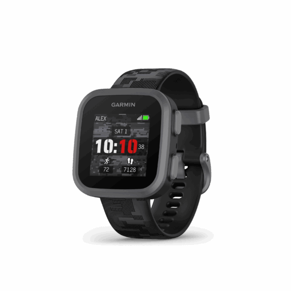 Garmin Bounce™, Kids Smartwatch, Two-Way Text and Voice Messaging, Location Tracking, Black Camo