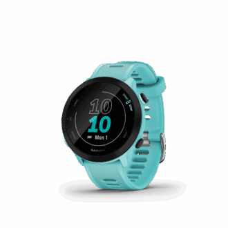 Garmin Forerunner 55, GPS Running Watch with Daily Suggested Workouts, Up to 2 weeks of Battery Life, Aqua