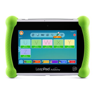 LeapFrog LeapPad Academy Learning Tablet - Green Plastic, Silicone with Accessories, Age Group 3-8 Years Old