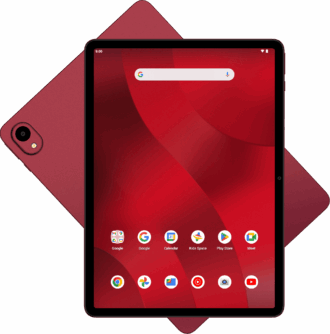 onn 11" Tablet Pro, 64GB, (2024 Model) - Red