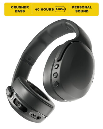 Skullcandy Crusher Evo XT Wireless over-Ear Headphones, Black