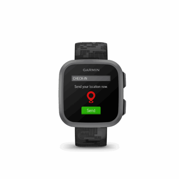 Garmin Bounce™, Kids Smartwatch, Two-Way Text and Voice Messaging, Location Tracking, Black Camo - Image 2