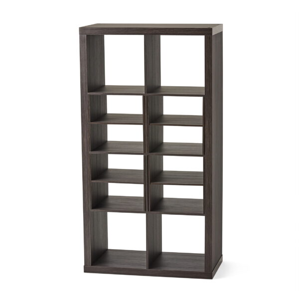 Better Homes & Gardens 8 Cube Organizer with 4 H Shelf Inserts, Tobacco Oak - Image 5