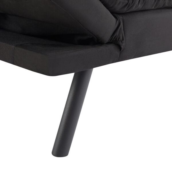 Mainstays Memory Foam Futon with 72",Black - Image 4