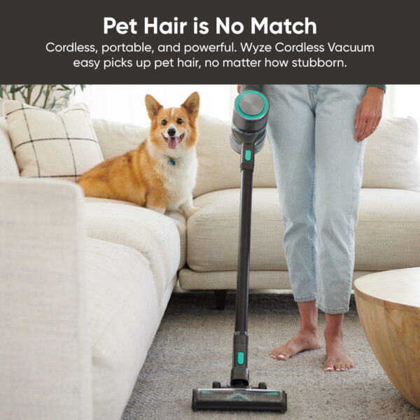 Wyze Cordless Stick Vacuum 20kPa for Carpet, Hard Floors and Pet Hair - Image 5