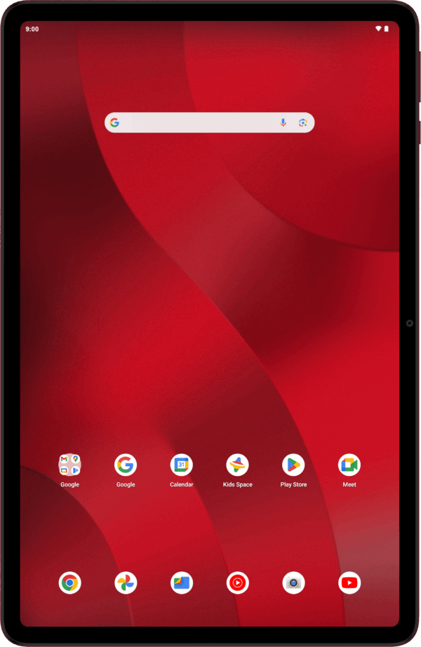 onn 12.1" Tablet Pro, 128GB, (2024 Model) - Red - Image 3