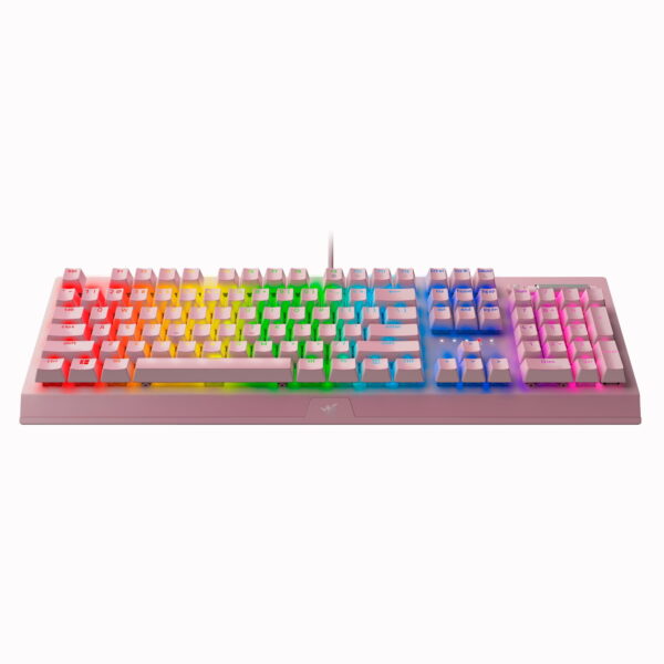 Razer Blackwidow V3 Wired Mechanical Green Clicky Tactile Gaming Keyboard for PC, Chroma RGB, Quartz - Image 3