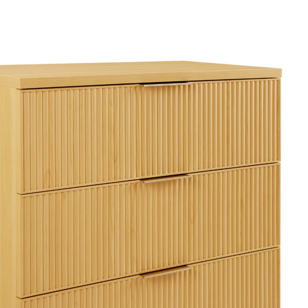 Better Homes & Gardens Lillian Fluted 4 Drawer Dresser, Natural Pine - Image 5