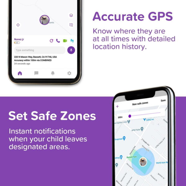 myFirst Fone R2 Macaron Pink Kids Smartwatch Phone: GPS Safety, Video Call, SOS, eSIM - For Ages 5-12 in USA/Canada - Image 4
