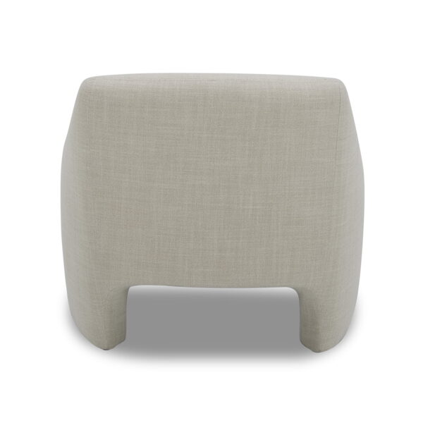 Better Homes & Gardens Emerson Curvy Accent Chair, Cream Linen - Image 6