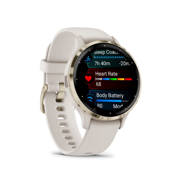 Garmin Venu® 3S, GPS Smartwatch, AMOLED Display, Advanced Health and Fitness Features, Up To 10 Days Of Battery, Ivory - Image 5