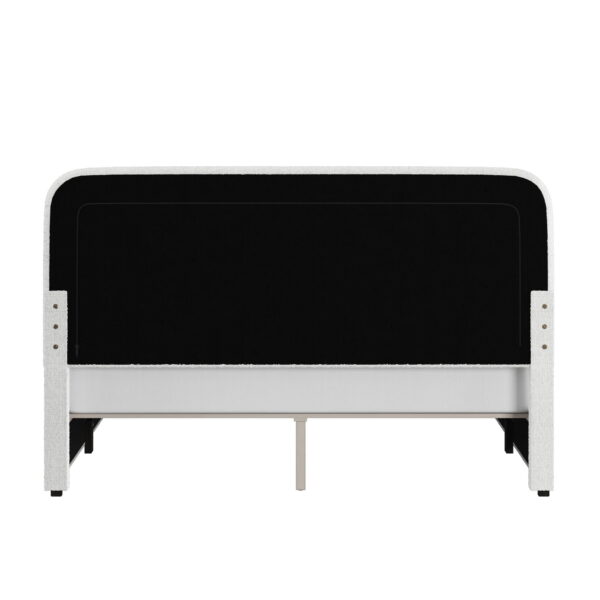 Better Homes & Gardens Juliet Queen Boucle Platform Bed, Ivory - Image 5