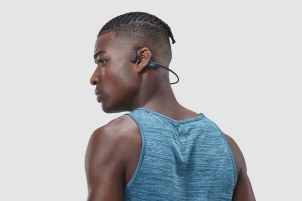 Shokz Open Run Wireless Bone Conduction Sport Headphones with Built-In Mic - Black - Image 7