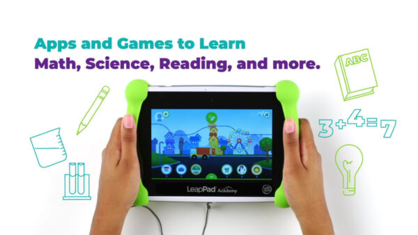LeapFrog LeapPad Academy Learning Tablet - Green Plastic, Silicone with Accessories, Age Group 3-8 Years Old - Image 2