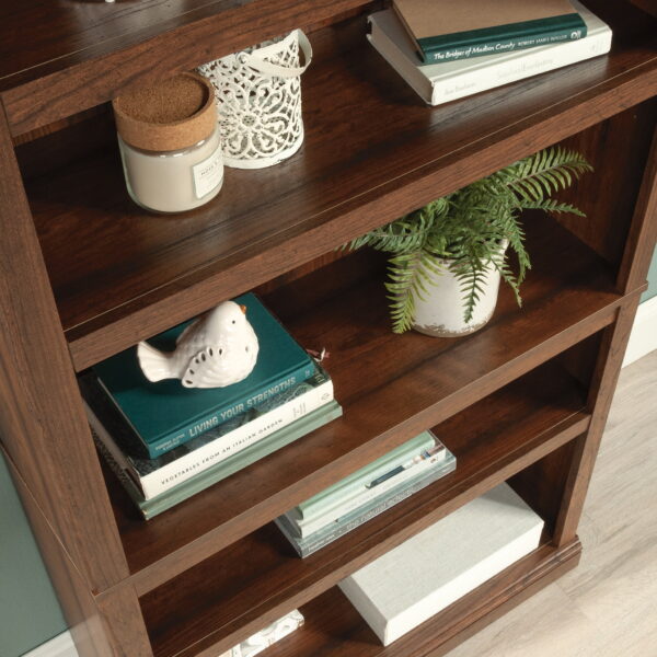 Sauder Select 5 Shelf Bookcase, Washington Cherry Finish - Image 5