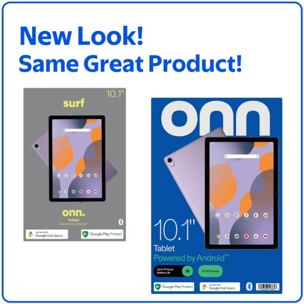 onn 10.1" Tablet, 32GB, (2024 Model) - Lavender - Image 3