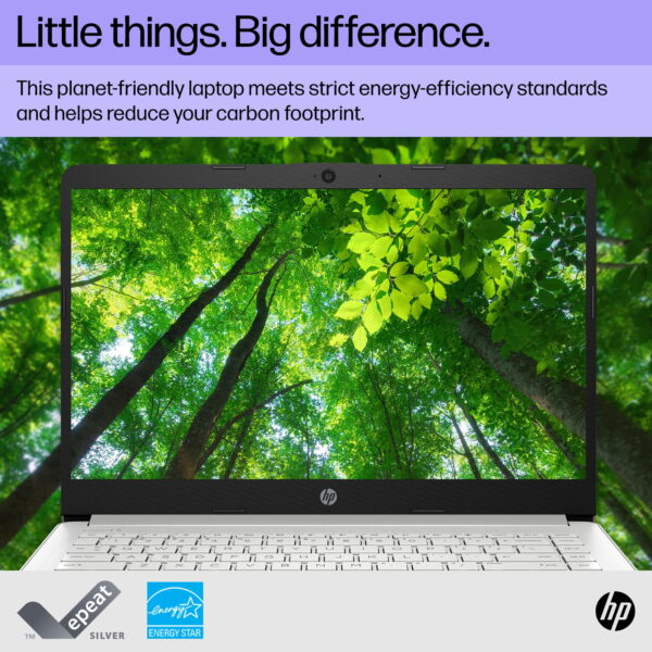 HP Stream 14" Laptop, Intel Celeron, 4GB, 64GB, Silver, Win 11 (S Mode), Office 365 1Yr, 14-cf2723wm - Image 6