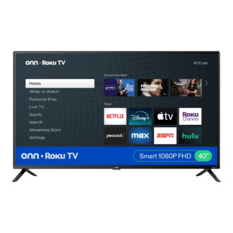 onn 40” Class FHD (1080P) LED Roku Smart TV (100058007)
