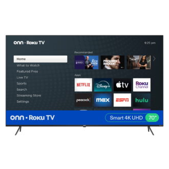 onn 70” Class 4K UHD (2160P) LED Roku Smart Television HDR (100012588)
